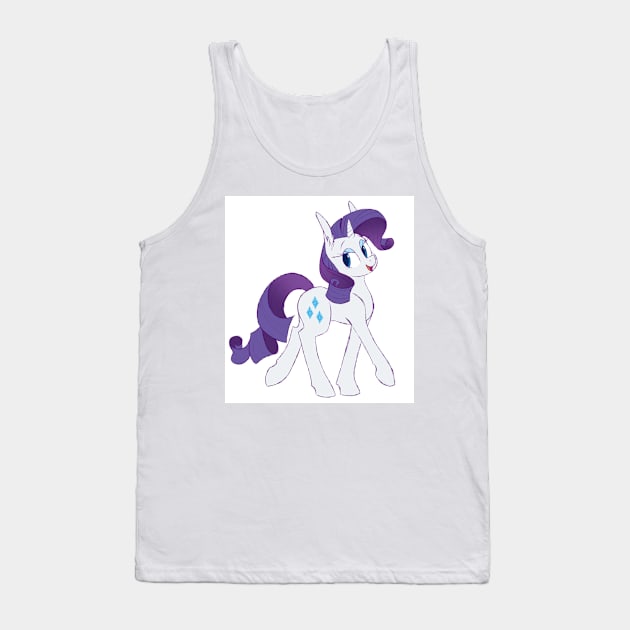 Rarity Tank Top by DiamondDragnfly